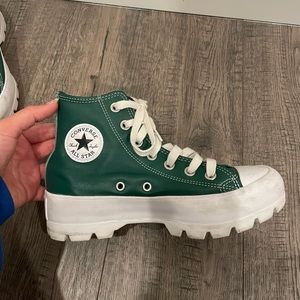 Chuck Taylor All Star Lugged Leather Dark Green